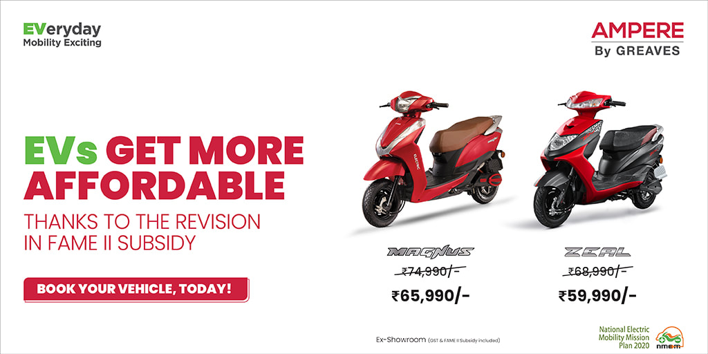 Brise oxiderer Hensigt FAME-II subsidy revised | Electric scooter prices slashed - PluginIndia  Electric Vehicles